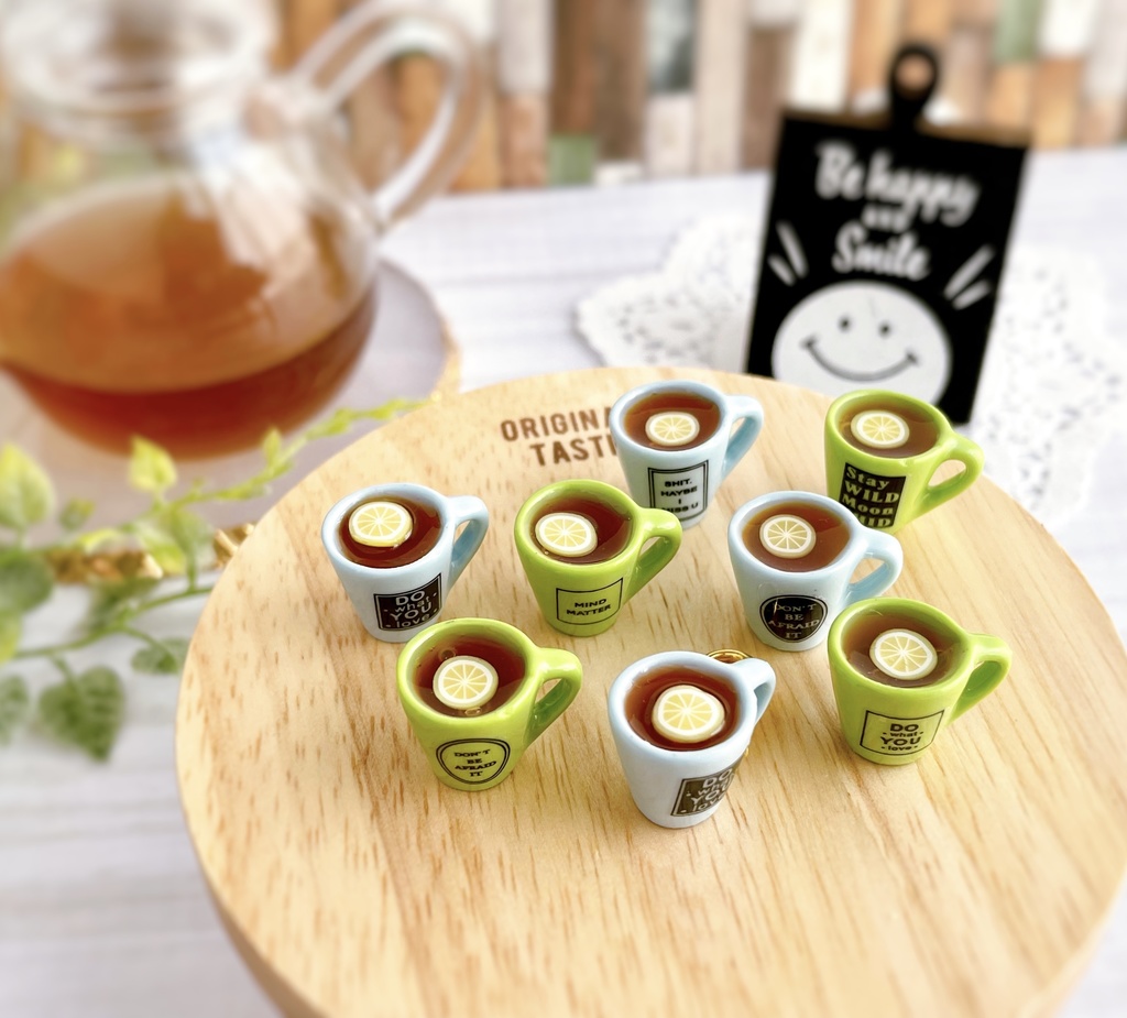 アイスクリーム&レモンティー チャーム