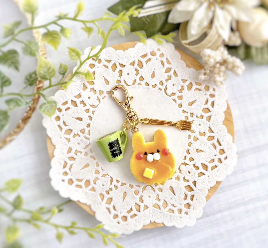 パンケーキ&レモンティー チャーム