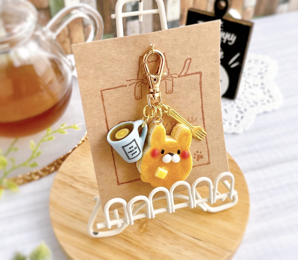 パンケーキ&レモンティー チャーム