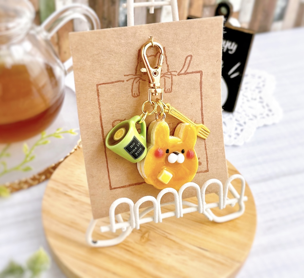 パンケーキ&レモンティー チャーム