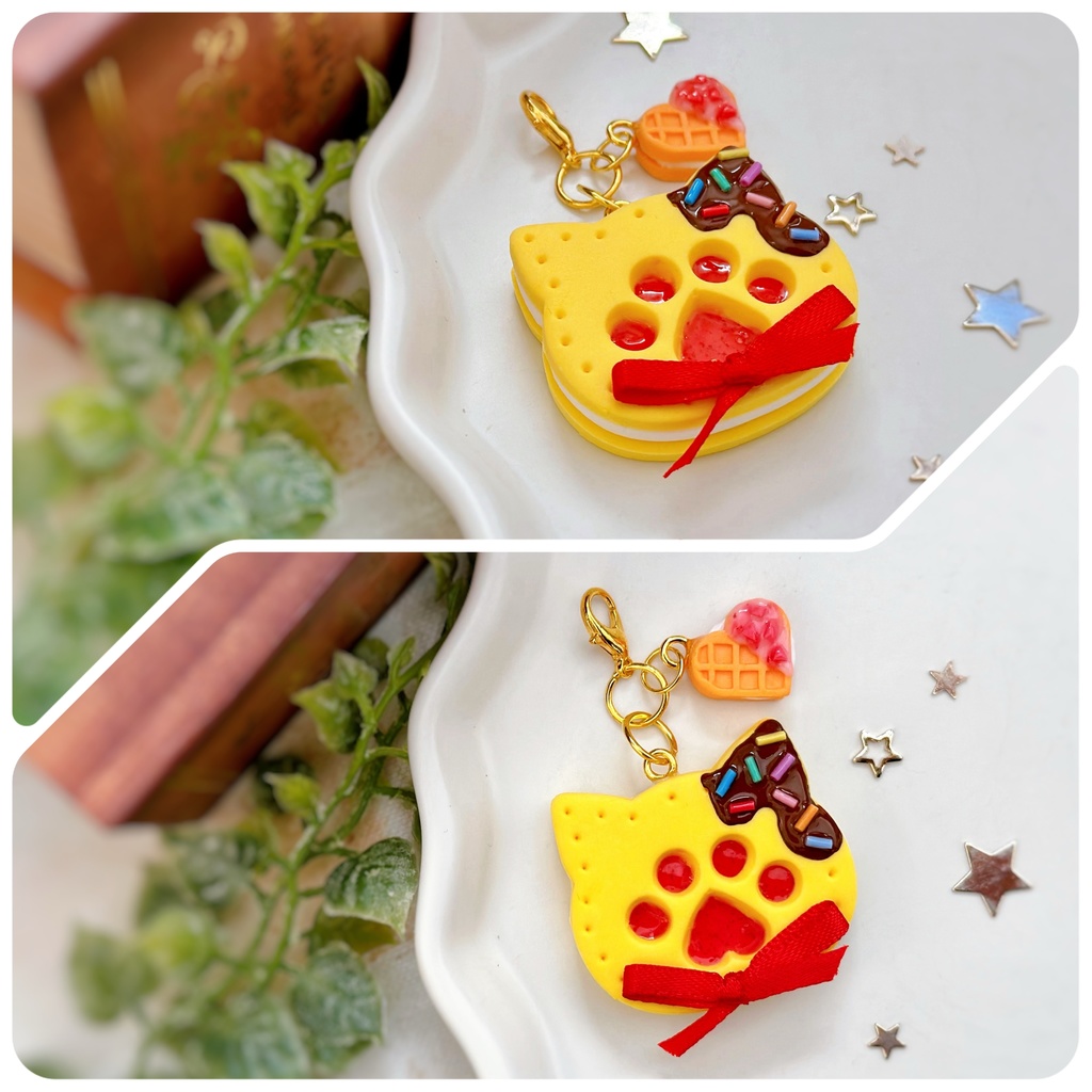 肉球クッキーサンド チャーム