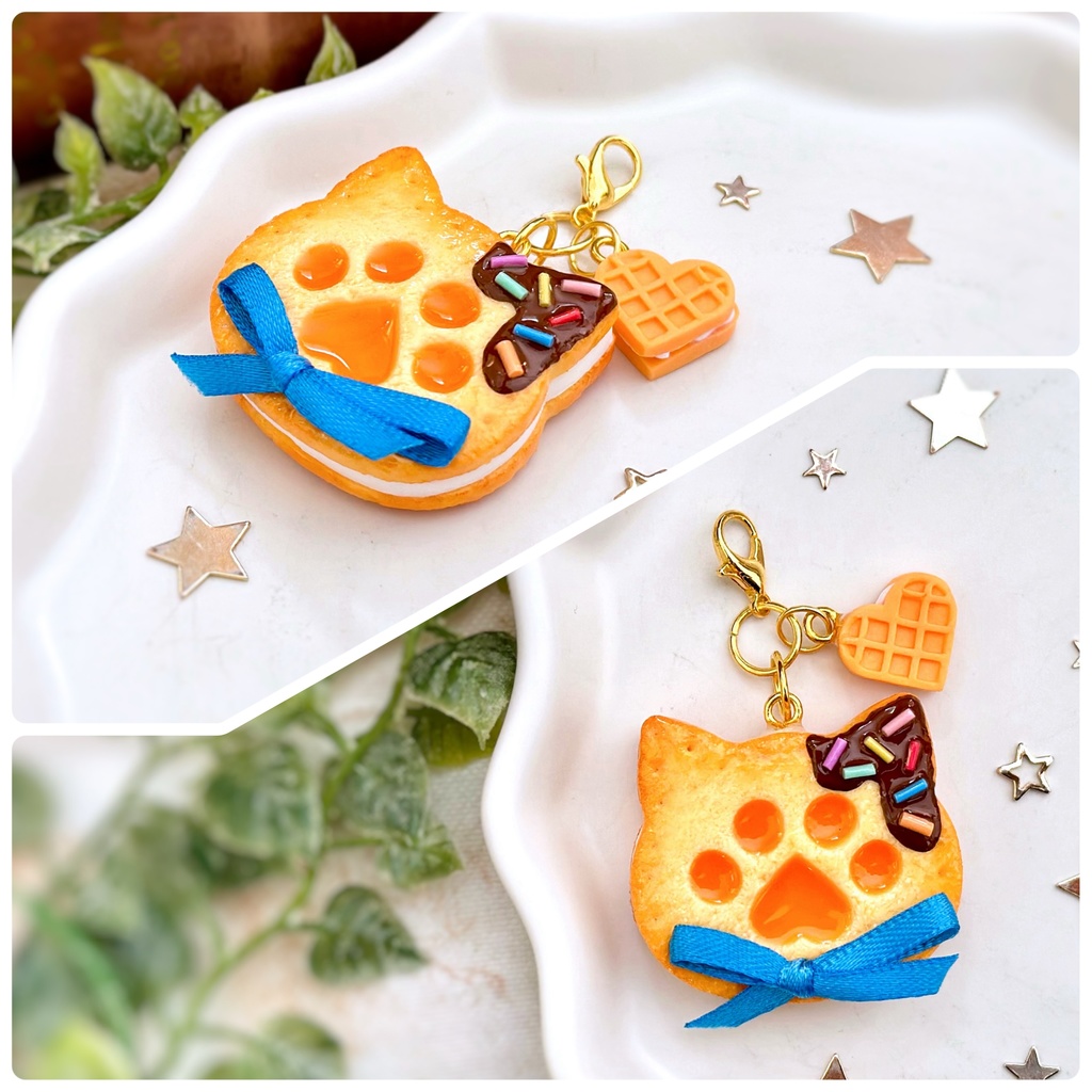 肉球クッキーサンド チャーム