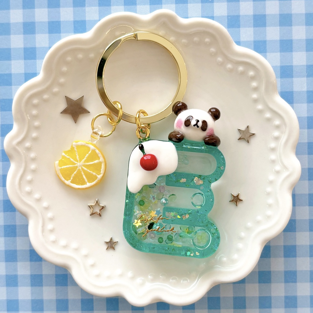 メロンソーダ キーホルダー