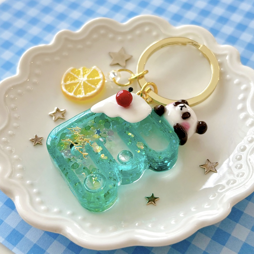 メロンソーダ キーホルダー