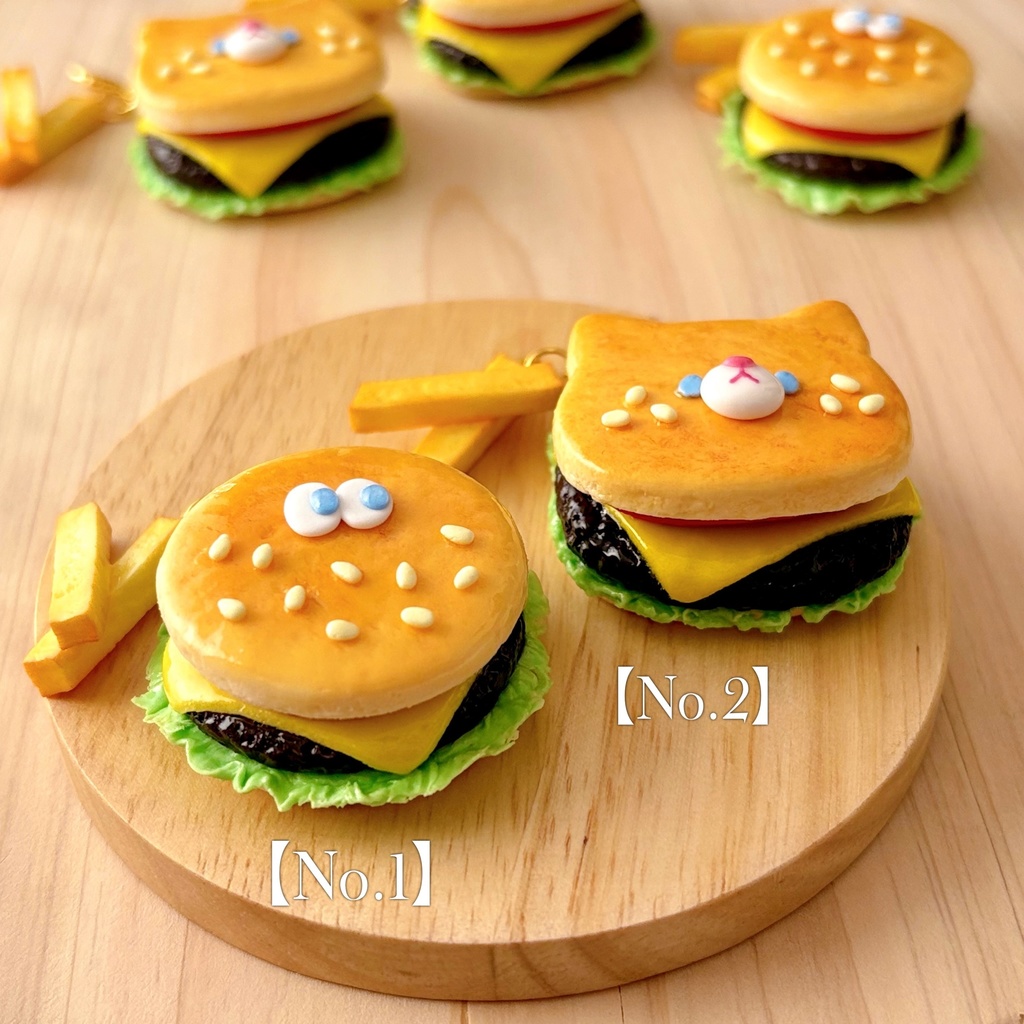 どうぶつさんハンバーガー チャーム