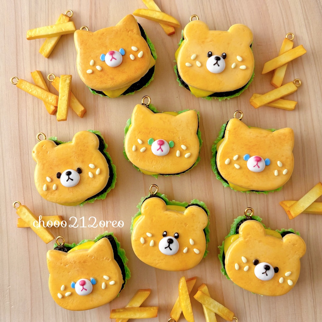 どうぶつさんハンバーガー チャーム