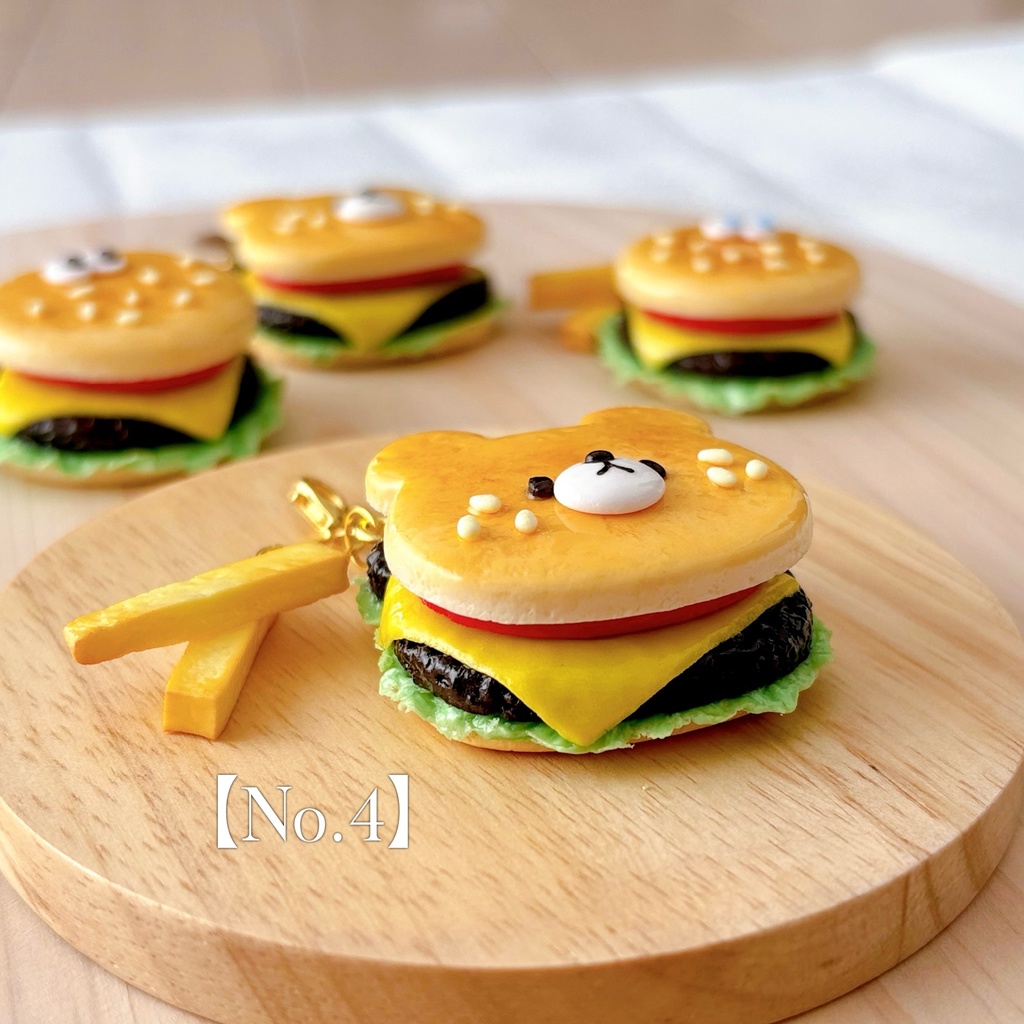 どうぶつさんハンバーガー チャーム