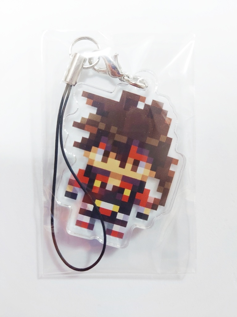 ドット絵アクリルストラップ