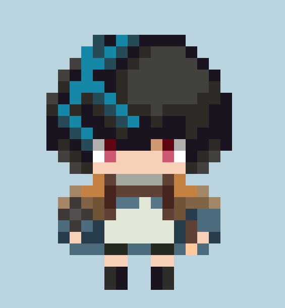 ドット絵アクリルストラップ