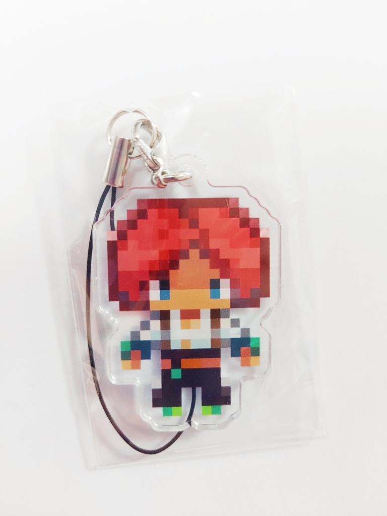 ドット絵アクリルストラップ