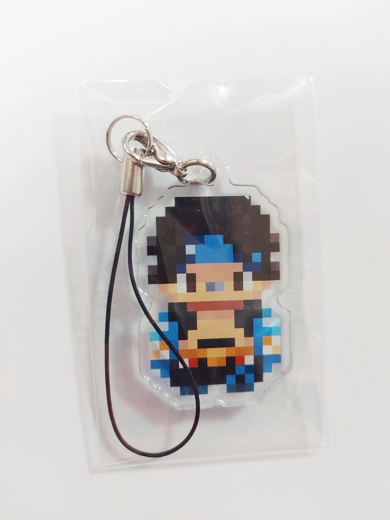 ドット絵アクリルストラップ