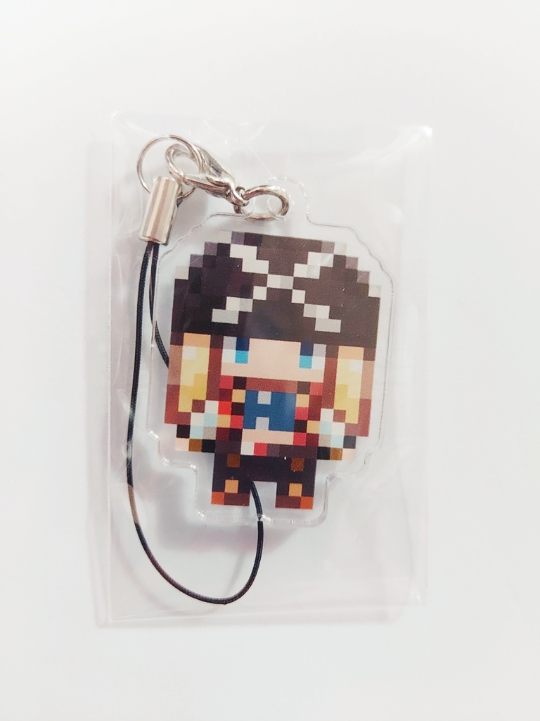 ドット絵アクリルストラップ