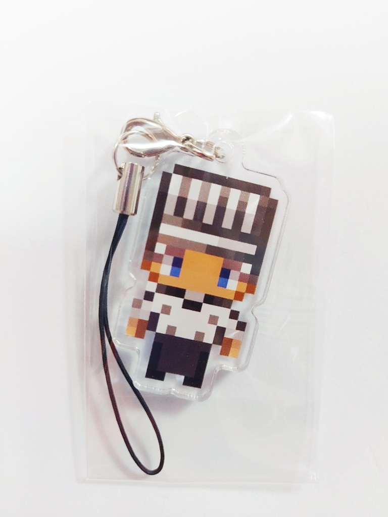 ドット絵アクリルストラップ