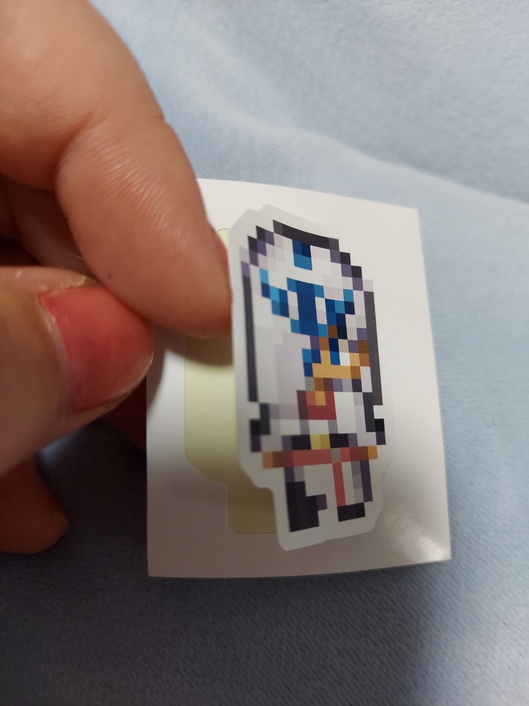 ドット絵シール