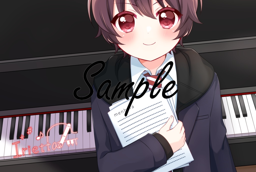 【誕生日記念 / 2023】いりえった誕生日記念サイン付きアクリルキーホルダー&ポストカードセット 2023