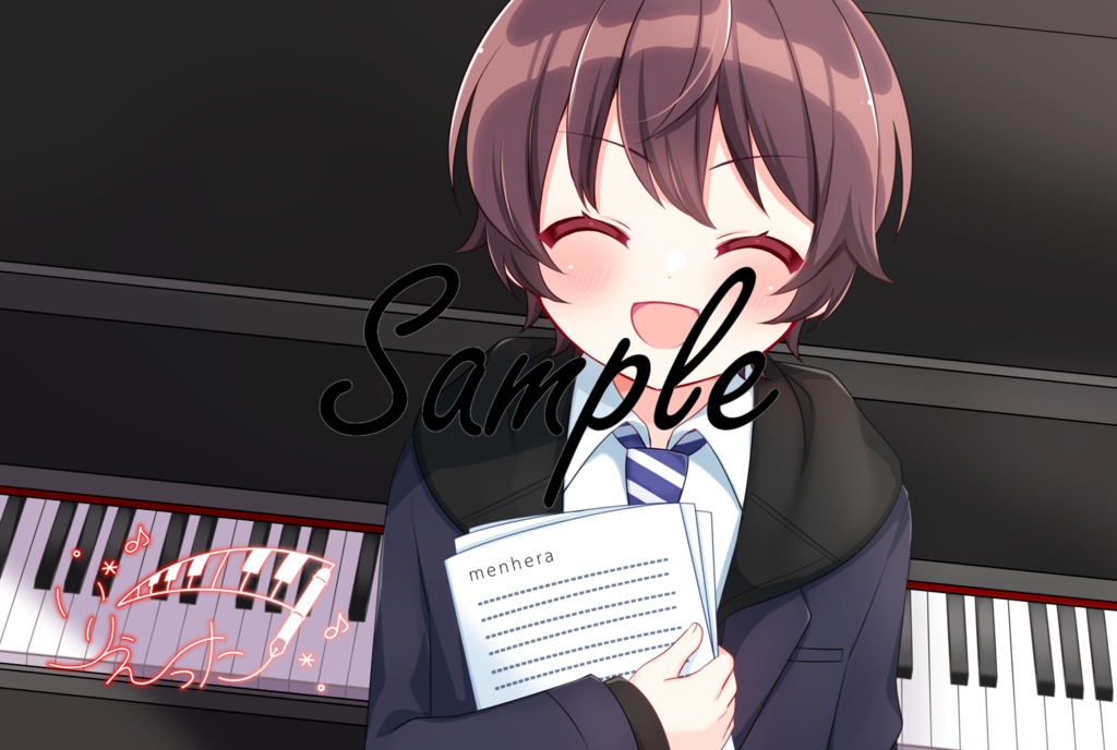 【誕生日記念 / 2023】いりえった誕生日記念サイン付きアクリルキーホルダー&ポストカードセット 2023