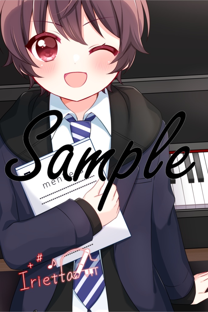 【誕生日記念 / 2023】いりえった誕生日記念サイン付きアクリルキーホルダー&ポストカードセット 2023