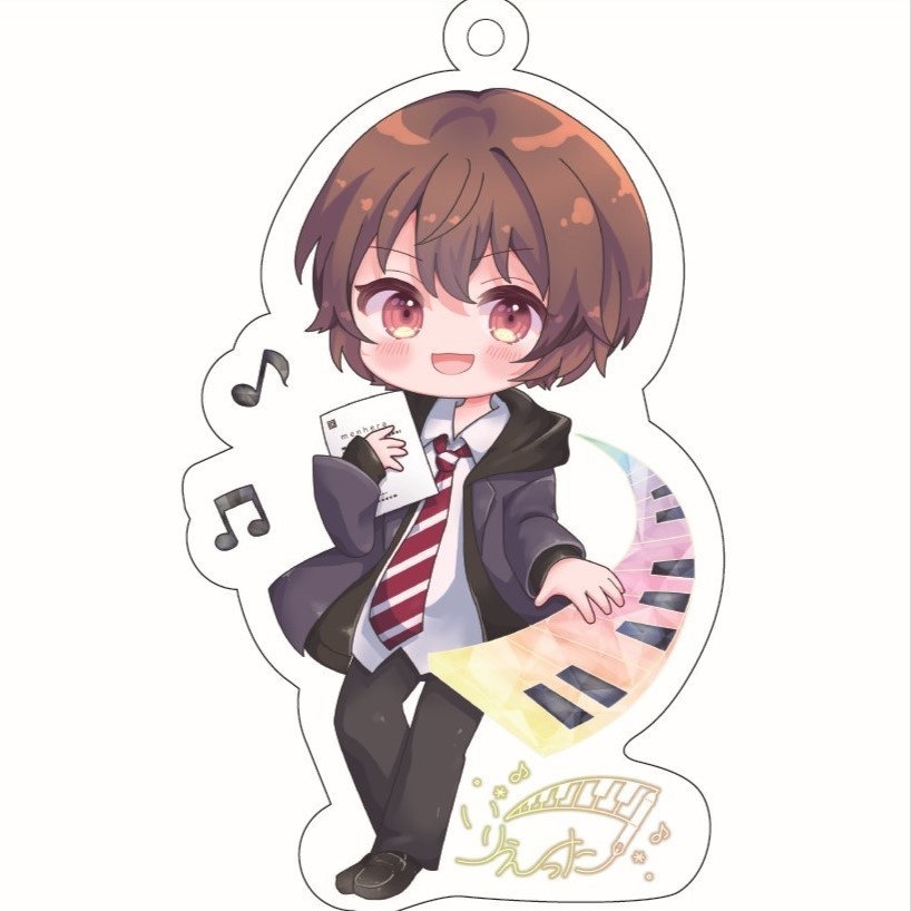 【誕生日記念 / 2023】いりえった誕生日記念サイン付きアクリルキーホルダー&ポストカードセット 2023