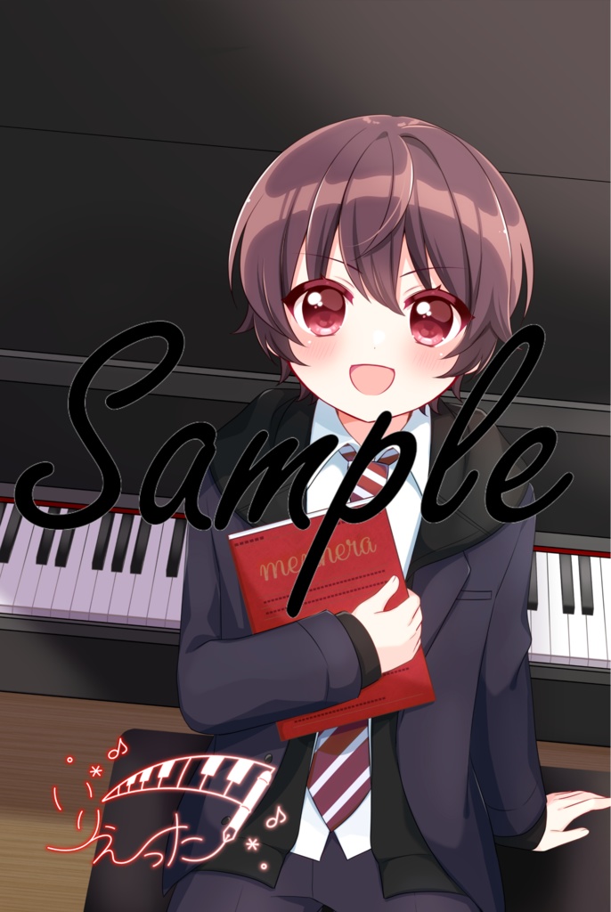 【誕生日記念 / 2023】いりえった誕生日記念サイン付きアクリルキーホルダー&ポストカードセット 2023