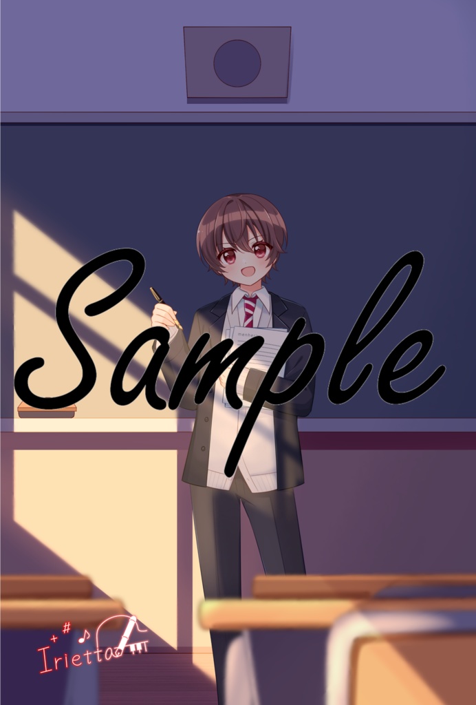 【誕生日記念 / 2024】いりえった誕生日記念サイン付きアクリルキーホルダー&ポストカードセット 2024