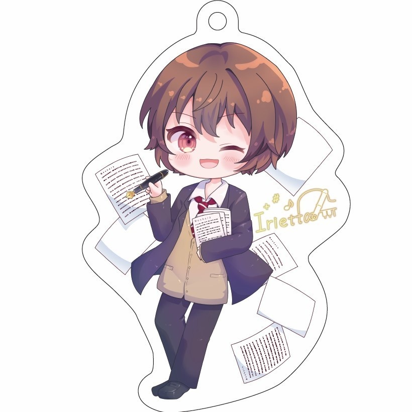 【誕生日記念 / 2024】いりえった誕生日記念サイン付きアクリルキーホルダー&ポストカードセット 2024