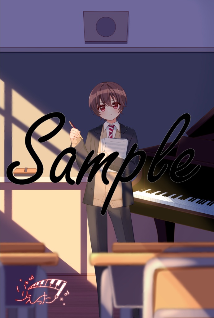 【誕生日記念 / 2024】いりえった誕生日記念サイン付きアクリルキーホルダー&ポストカードセット 2024