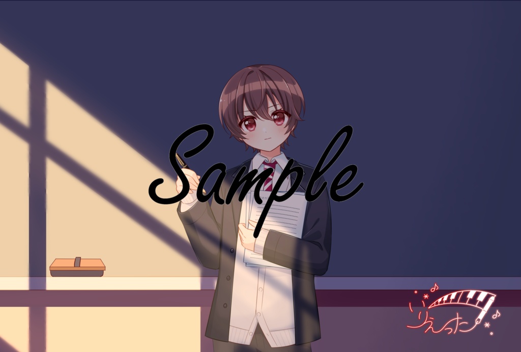 【誕生日記念 / 2024】いりえった誕生日記念サイン付きアクリルキーホルダー&ポストカードセット 2024