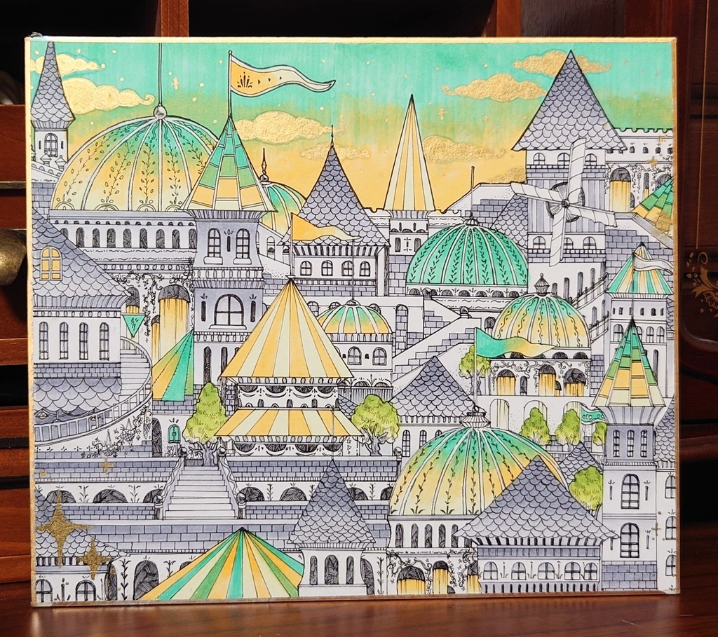 色紙･大（街1）