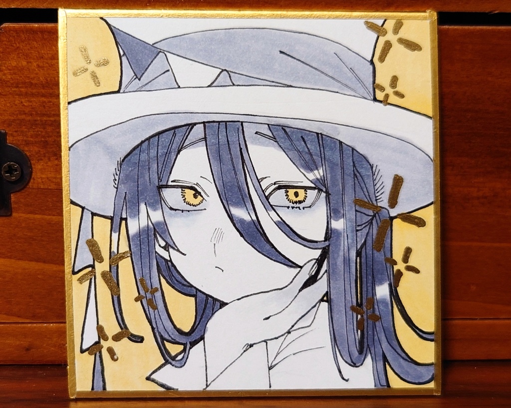 色紙･小（シルクハット）