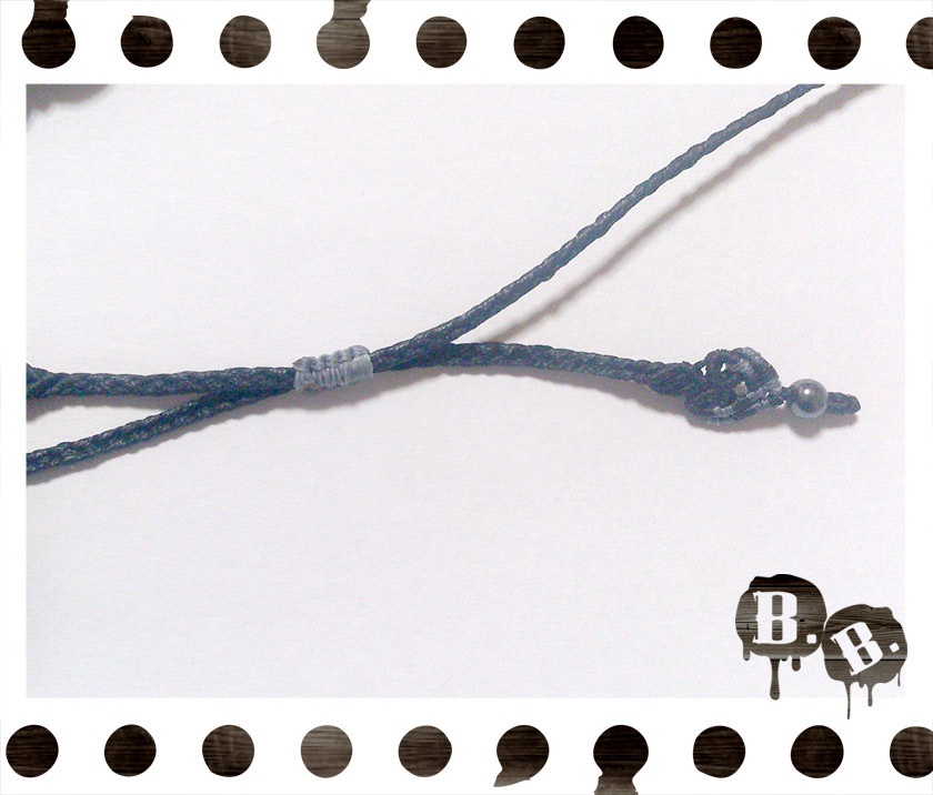 チョーカー【ドッグティースアメジスト】【ブルーグレーコードxブラックコード】【ハンドメイドアクセサリー】