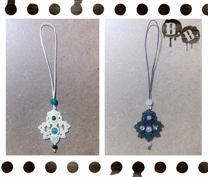 蝶のストラップ【ハンドメイドアクセサリー】