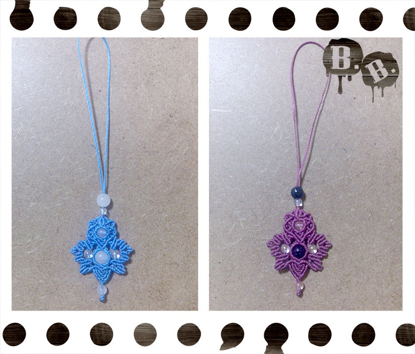 蝶のストラップ【ハンドメイドアクセサリー】