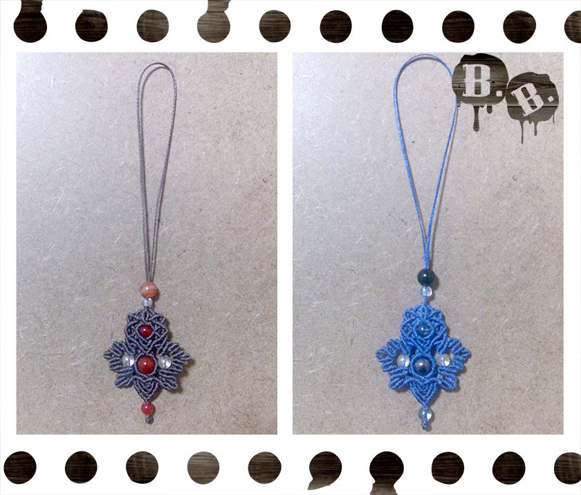 蝶のストラップ【ハンドメイドアクセサリー】