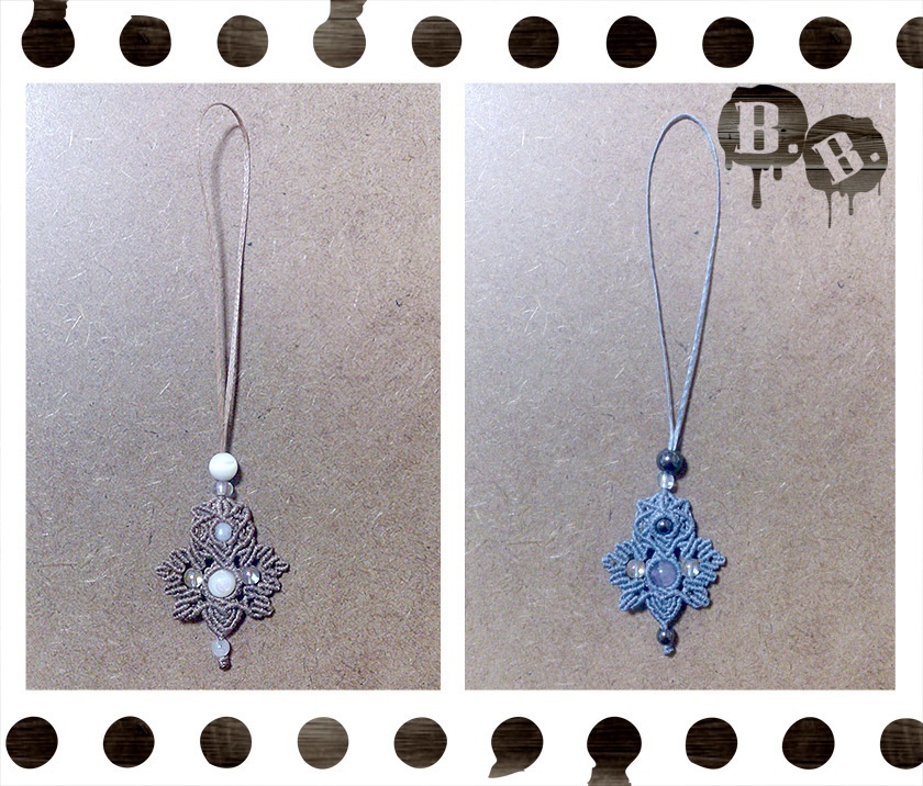 蝶のストラップ【ハンドメイドアクセサリー】