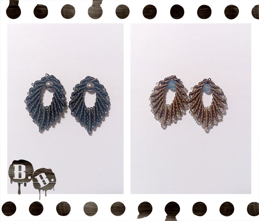 リーフピアス/ノンホールピアスセット【ピアス】【ハンドメイドアクセサリー】