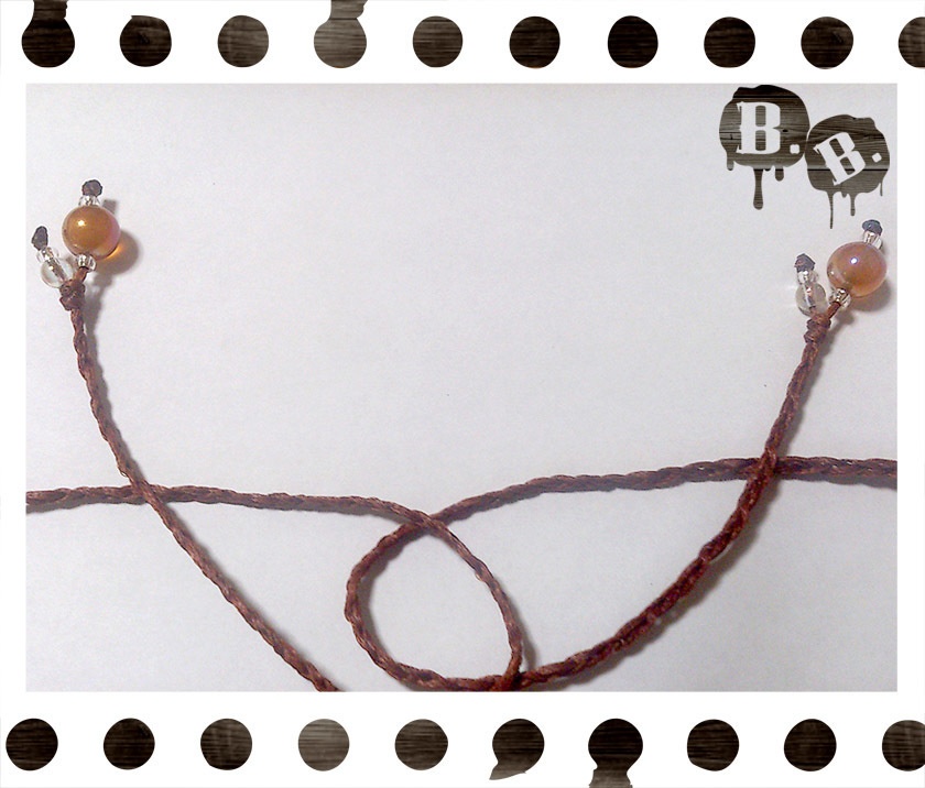 ザッハトルテチョーカー【カーネリアンオーラ】【チョコブラウンxライトブラウン】【ハンドメイドアクセサリー】