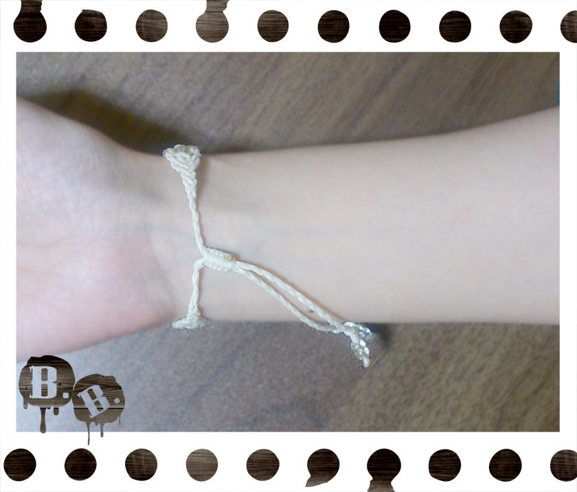 5ストーンデザインブレスレット【3色】【ハンドメイドアクセサリー】