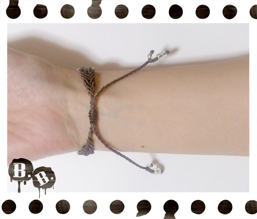 5ストーンデザインブレスレット【3色】【ハンドメイドアクセサリー】