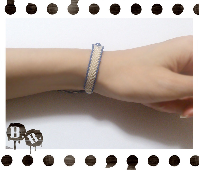 アウトラインブレス【マルチストーン】【マルチカラーコード】【ハンドメイドアクセサリー】