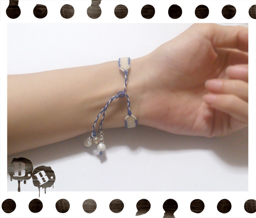 アウトラインブレス【マルチストーン】【マルチカラーコード】【ハンドメイドアクセサリー】