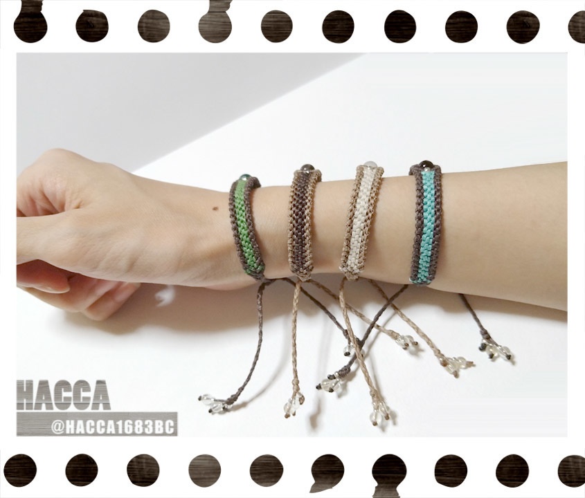 ショコラブレスレット【ハンドメイドアクセサリー】