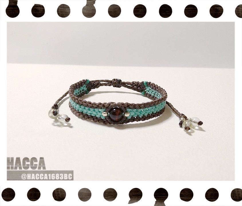 ショコラブレスレット【ハンドメイドアクセサリー】