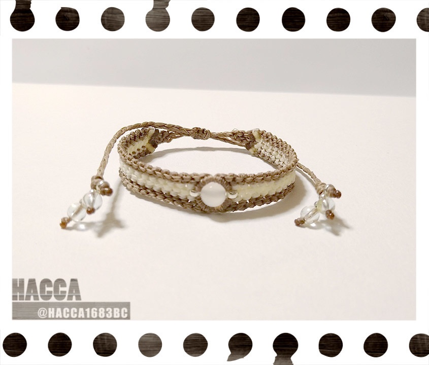 ショコラブレスレット【ハンドメイドアクセサリー】