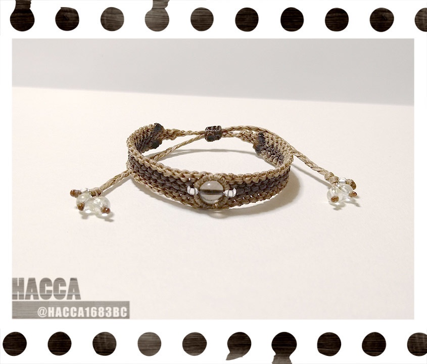 ショコラブレスレット【ハンドメイドアクセサリー】