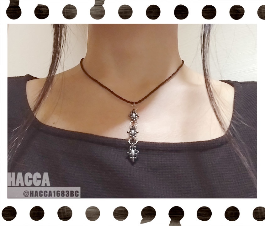 ミニチュアドロップクロスセット【チェコビーズ】【ハンドメイドアクセサリー】