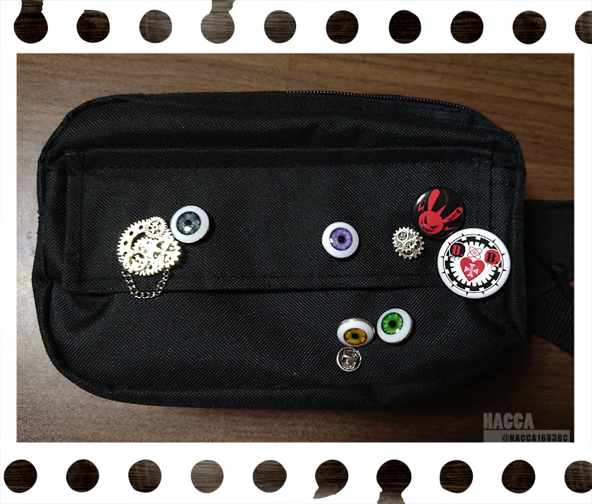 アイボールピンズ【レジン】【ピンズ】【ハンドメイドアクセサリー】