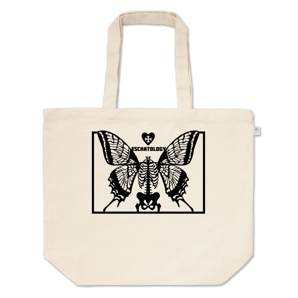 BunnyBeeトート【スケリトルバタフライ/エスカトロジーモノクローム】
