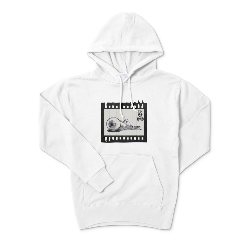 BunnyBeeパーカー【アイボール・No.48/ブラック】