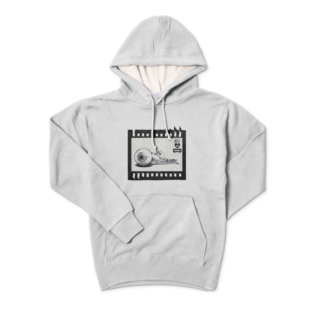 BunnyBeeパーカー【アイボール・No.48/ブラック】