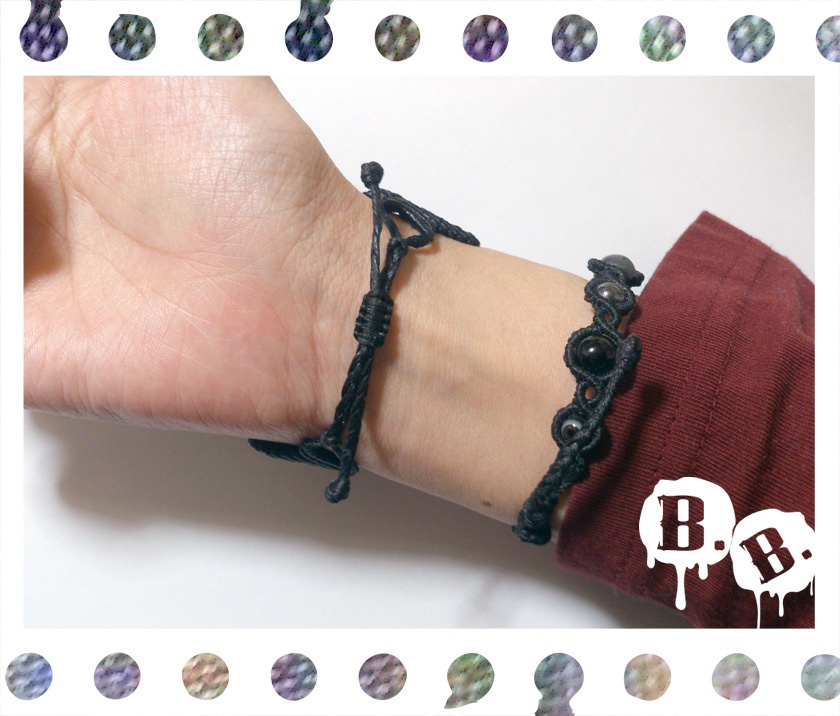 オーダーアクセサリー1【ブラックコードチョーカー】【ブラックコードブレス】